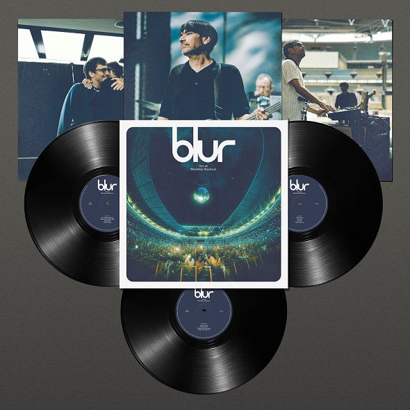 Blur - Live At Wembley Stadium (140g black 3lp in double gatefold sleeve with print)